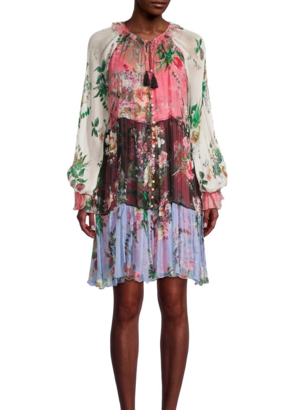 NWT Johnny Was Adore Tiered Mini Dress